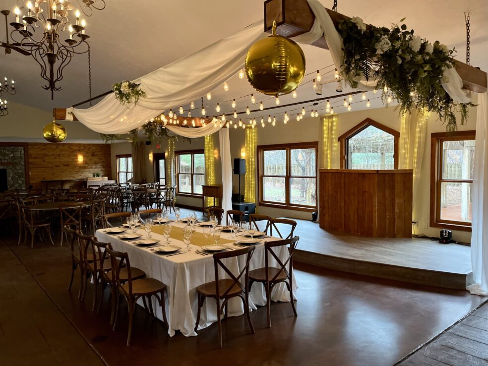 Lovely Dinner setup at Blue Venue